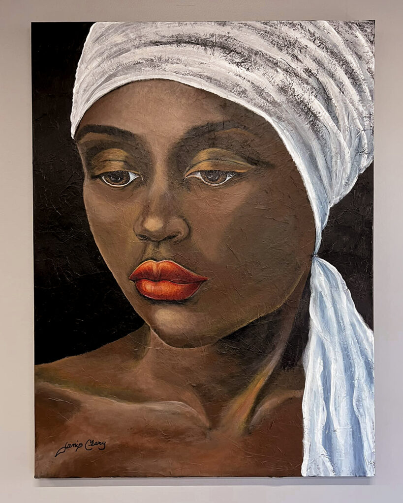  The “Black and White” painting, 30”x40” acrylic on canvas, was chosen for the show 'Best of the Best 2022' at the Backus Museum in Fort Pierce, Florida