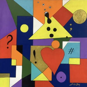 Not Exactly by Janis Clary "O" Fine Art. 36” x 36” Acrylic on Gallery Wrapped Canvas. Fine art for sale, home and office decor. Abstract, realism, impressionism. Stuart, Martin County, Treasure Coast, Florida. MartinArts, Martin Artisans Guild. Martin County Open Studio Tour