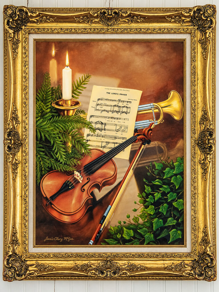 The Lord’s Prayer by Janis Clary "O" Fine Art (Oil On Canvas)